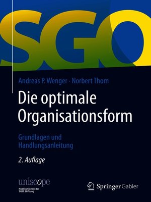 cover image of Die optimale Organisationsform